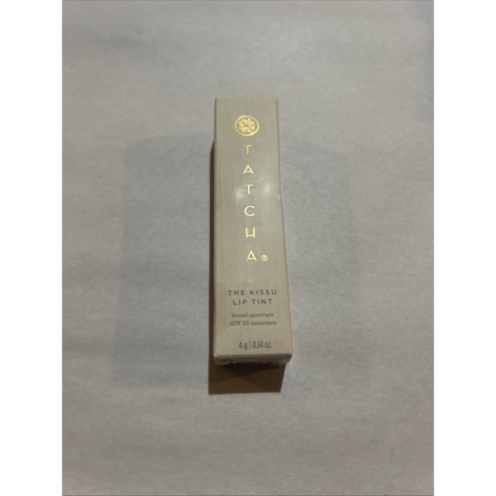 TATCHA The Kissu Lip Tint SPF 25 Tinted Lip Sunscreen Midnight Lily EXP 2/26